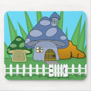 Tapis De Souris Mushroom House Mousepad