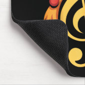 Tapis De Souris Music Note Symbol Turkey Teacher Fall Thanksgiving (Coin)