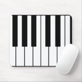 Tapis De Souris music-themed piano keys (Avec souris)