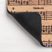 Tapis de souris musical de la feuille de chant gré (Coin)