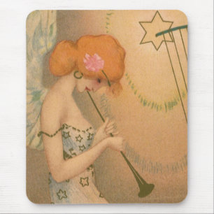 Tapis De Souris Musiciens Anges Musique Ancienne Flûte Harpe