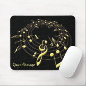 Tapis De Souris Musique 3 mousepads (Avec souris)