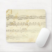 Tapis De Souris musique de feuille (Avec souris)