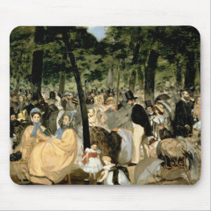 Tapis De Souris Musique de Manet dans les jardins de Tuileries,