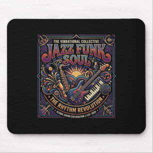 Tapis De Souris Musique Jazz Funk Soul Ambiance Rétro Révolution R
