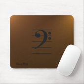 Tapis De Souris Musique Mousepad - clef basse (Avec souris)