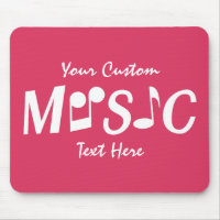 MUSIQUE mousepad personnalisé