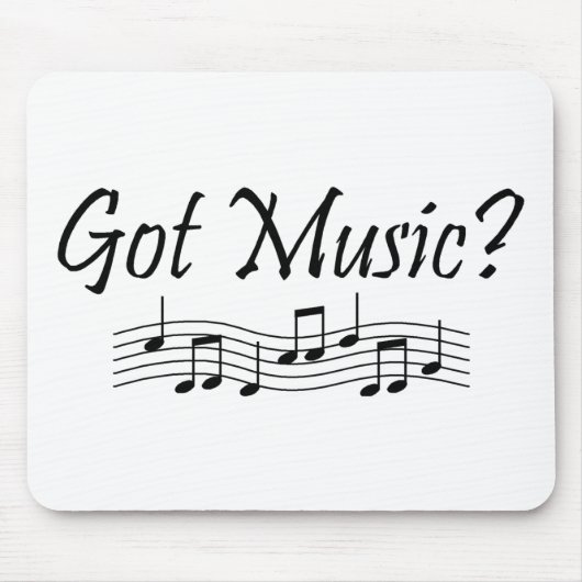 Tapis De Souris Musique obtenue ? (Notes 1) (Devant)