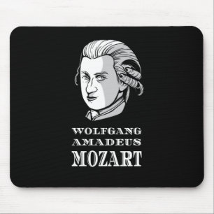 Tapis De Souris Musique - Portrait de Wolfgang Amadeus Mozart
