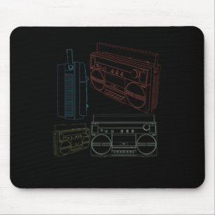 Tapis De Souris Musique Rap Hiphop Beatboxer Microphone Beatboxer
