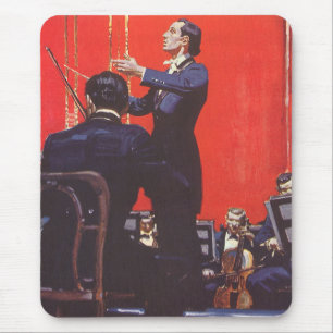 Tapis De Souris Musique Vintage, Diriger un Orchestre