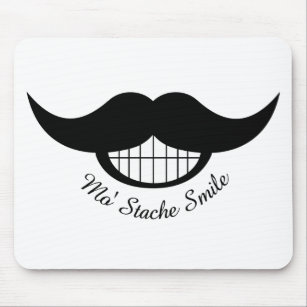 Tapis De Souris Mustache Smile