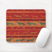Tapis De Souris Mustangs gitans sauvages (Avec souris)