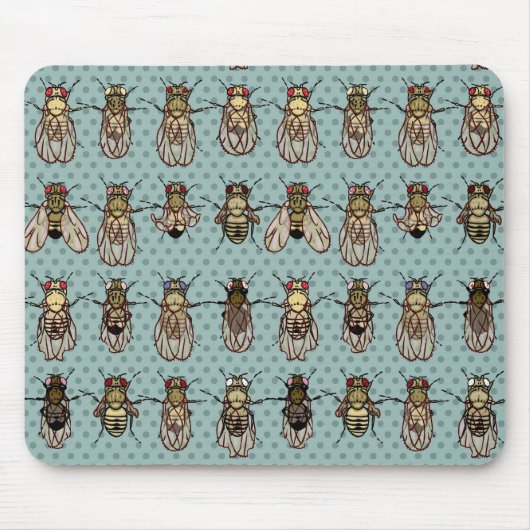 Tapis De Souris Mutants de drosophile (Devant)