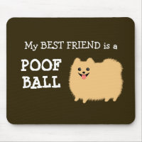 My Best Friend est Poméranien Poof Ball Cute Pom