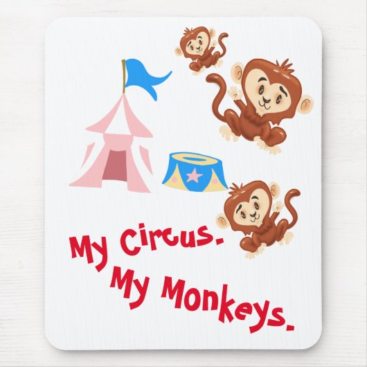 Tapis De Souris My Circus. My Monkeys. (Devant)
