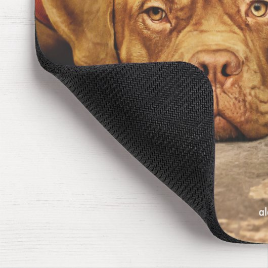 Tapis De Souris My dog loves soccer and I love my dog (Coin)