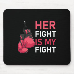 Tapis De Souris My Fight Breast Cancer Awareness Fami