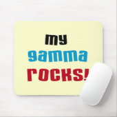 Tapis De Souris My Gamma Rocks T-shirts et cadeaux (Avec souris)