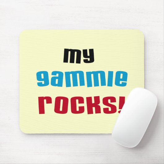 Tapis De Souris My Gammie Rocks T-shirts et cadeaux (Avec souris)