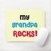 Tapis De Souris My Grand-pa Rocks Tshirts et cadeaux (Avec souris)