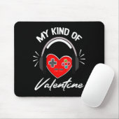 Tapis De Souris My Kind Valentine Gamer Valentines Day Gaming Boy  (Avec souris)