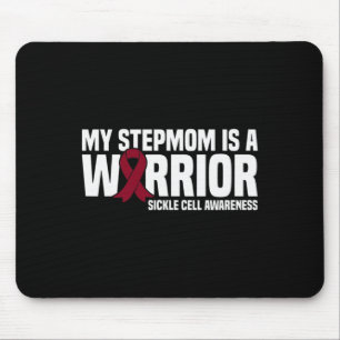Tapis De Souris My Stepmaman est un guerrier Sickle Cell Awareness