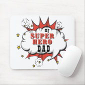Tapis De Souris My Super Hero Comic Fun Père`s Day (Avec souris)