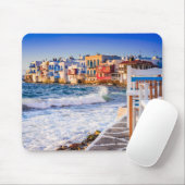 Tapis De Souris Mykonos île Little Venice mousepad (Avec souris)