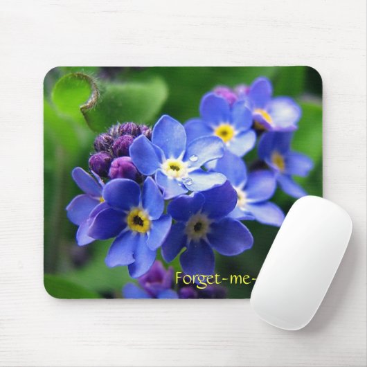 Tapis De Souris Myosotis (Avec souris)