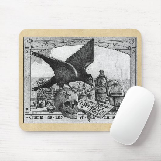 Tapis De Souris Mystère de l'Alchimie Sepia Mousepad (Avec souris)