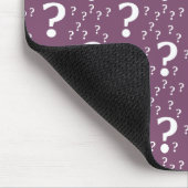 Tapis De Souris Mystère question marque énigme puzzle mauve (Coin)