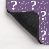 Tapis De Souris Mystère question marque énigme puzzle violet (Coin)