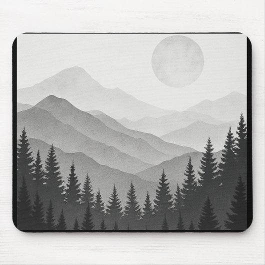 Tapis De Souris Mystique de montagne (Devant)