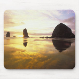 Tapis De Souris N.A., États-Unis, Oregon, Coucher de soleil à Cann