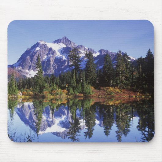 Tapis De Souris N.A., États-Unis, Washington, Mt Baker et Snoqualm (Devant)
