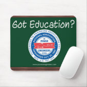 Tapis De Souris N.A.P.E. Logo Mousepad d'éducation (Avec souris)