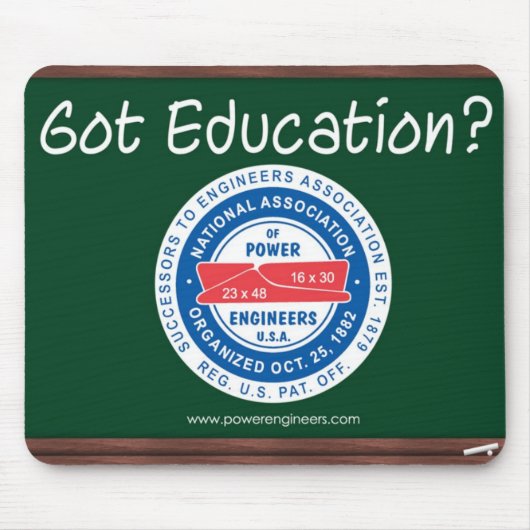 Tapis De Souris N.A.P.E. Logo Mousepad d'éducation (Devant)