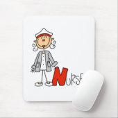 Tapis De Souris N est pour l'infirmière (Avec souris)