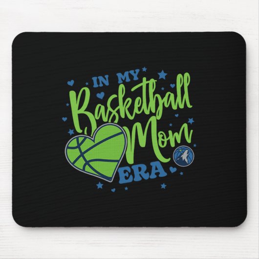 Tapis De Souris N Minnesota Timberwolves Mother's Day Sketll Mom E (Devant)