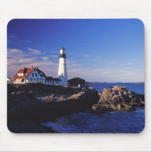 Tapis De Souris NA, États-Unis, Maine. Phare de Portland Head.