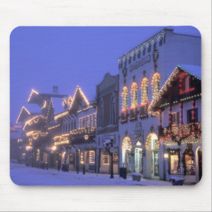 Tapis De Souris Na, Etats-Unis, Washington, Leavenworth. Rue