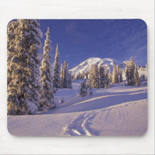 Tapis De Souris NA, États-Unis, Washington, Mt. Rainier NP, raquet
