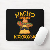 Tapis De Souris Nacho Average Kickboxer Cinco De Mayo Kickboxeuse (Avec souris)
