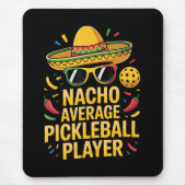 Tapis De Souris Nacho Average Pickleball Player (Devant)