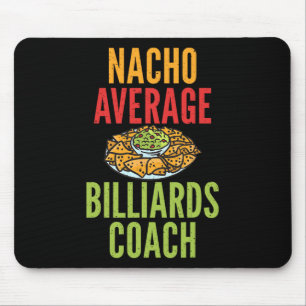Tapis De Souris Nacho Billiards Moyenne Entraîneur Billard Mexicai