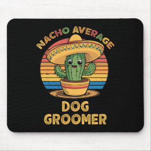 Tapis De Souris Nacho Moyenne Chien Groomer Mexicain Cinco De Mayo