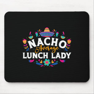 Tapis De Souris Nacho Moyenne Déjeuner Lady Cinco De Mayo Correspo