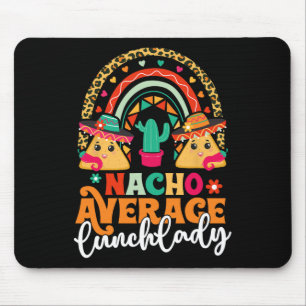 Tapis De Souris Nacho Moyenne Déjeuner Lady Cinco De Mayo Mexico F