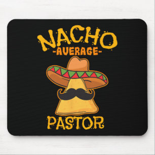 Tapis De Souris Nacho Moyenne Pasteur Prédicateur Religieux Leader